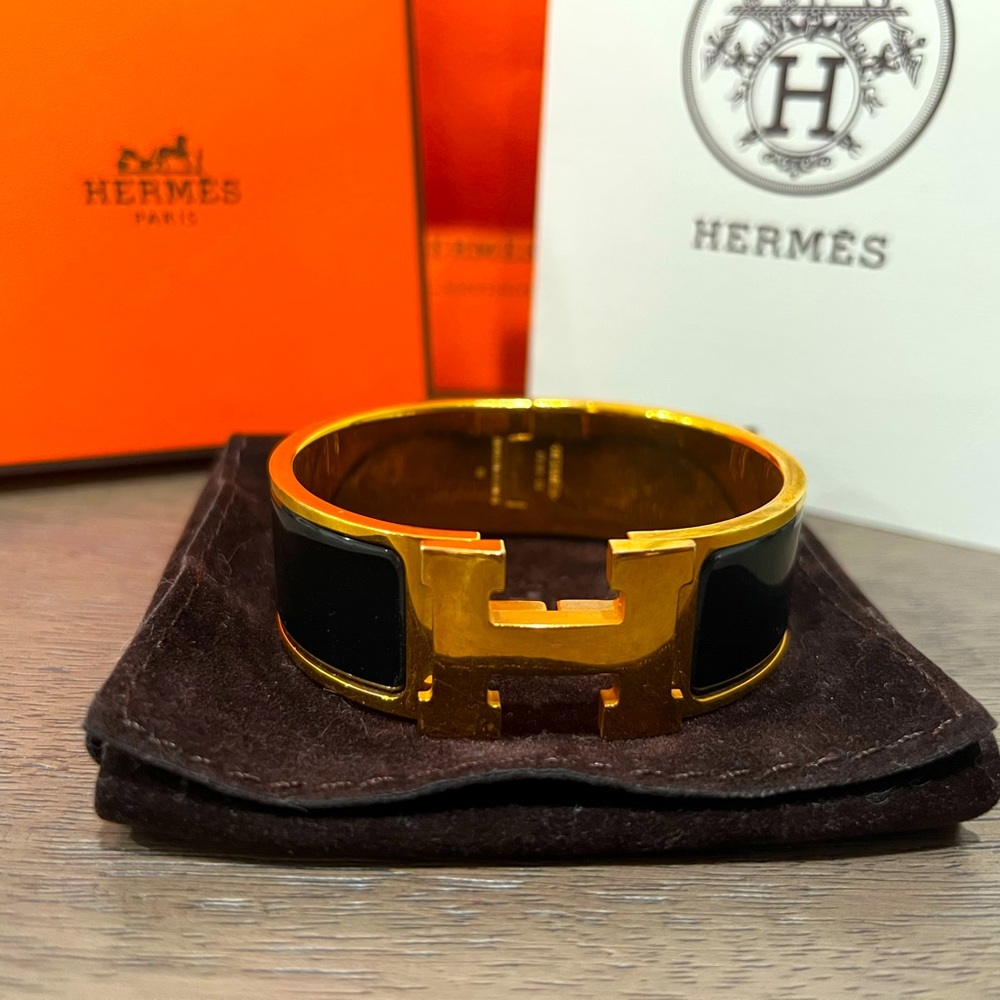 Rose Gold Hermès Clic Clac H PM